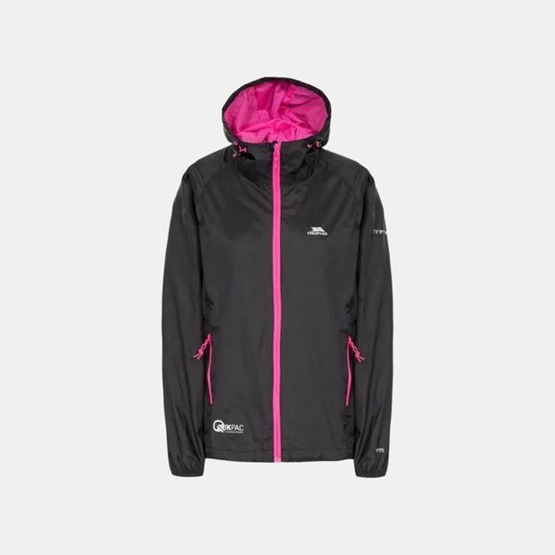 Picture of TRESPASS WOMENS WATERPROOF PACKAWAY JACKET QIKPAC